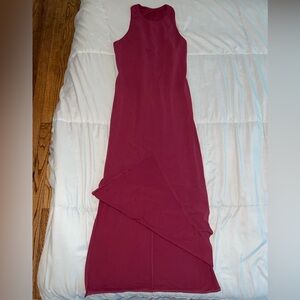 lululemon athletica Asymmetrical Dress in Burgundy